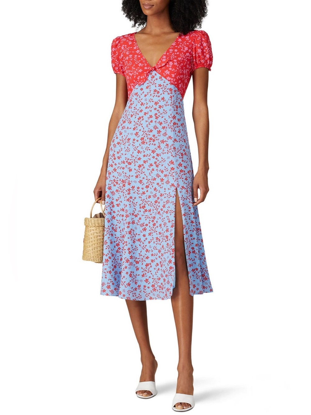 Likely Raffa two tone floral dress 6